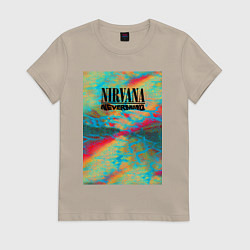 Женская футболка Nirvana nevermind album