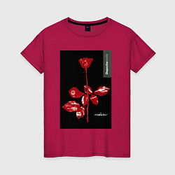 Женская футболка Depeche mode rose