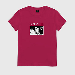 Женская футболка Тетрадь смерти - Desu Noto