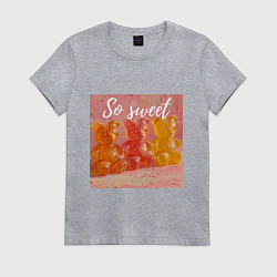 Женская футболка Сладкие мишки