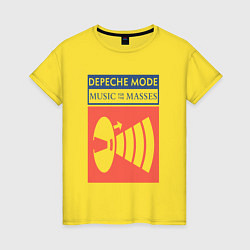 Женская футболка Depeche Mode - Music for the masses merch