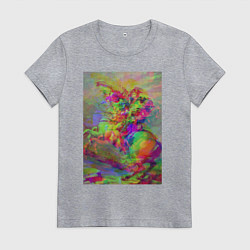 Женская футболка Бонапарт на перевале Сен-Бернар с глюками