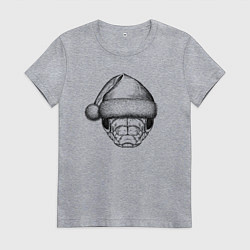 Женская футболка Змея новогодняя