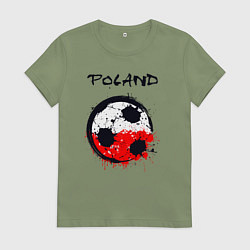 Женская футболка Сборная Польши