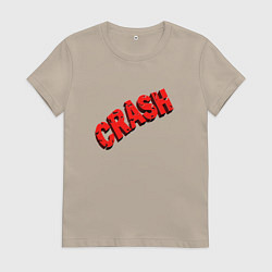 Женская футболка Crash