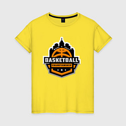 Женская футболка Championship basketball