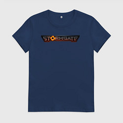 Женская футболка Stormgate logo