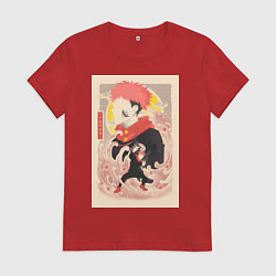 Женская футболка Магическая битва Сукуна Рёмэн арт