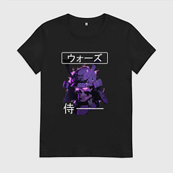 Женская футболка Дух самурая - череп