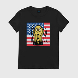 Женская футболка Крик США