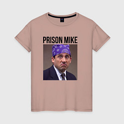 Женская футболка Prison mike Michael Scott - офис