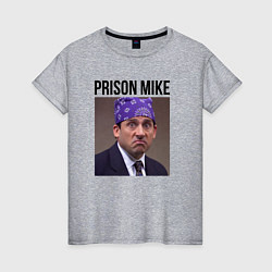 Женская футболка Prison mike Michael Scott - офис