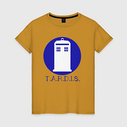 Женская футболка Blue tardis