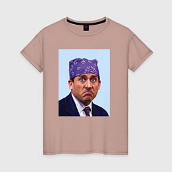 Женская футболка Michael Scott - Prison mike the office meme