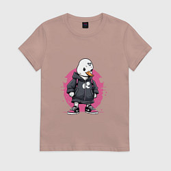 Женская футболка Утенок в кроссовках