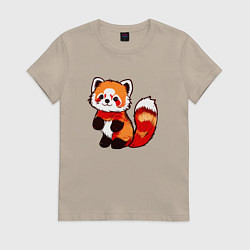 Женская футболка Красная панда в полный рост