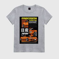 Женская футболка Nissan Silvia авто