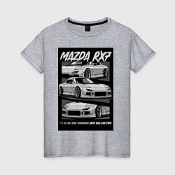 Женская футболка Mazda rx-7 JDM авто