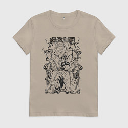 Женская футболка Магическая битва Сукуна Денджи расширение простран