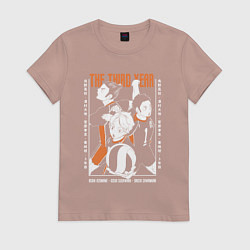 Женская футболка Haikyuu!! Хаику Волейбол третьегодки Асахи Азумане