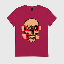 Женская футболка Череп рентген