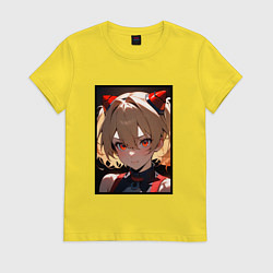 Женская футболка Аска из Евангелион