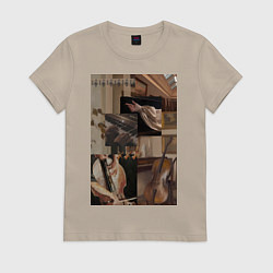 Женская футболка Музыка эстетика