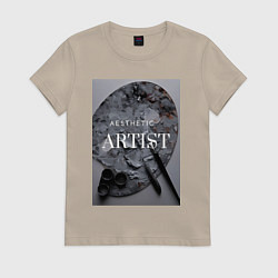 Женская футболка Художник палитра aesthetic