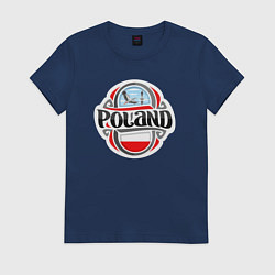Женская футболка Poland