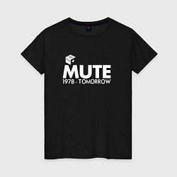 Футболка хлопковая женская Depeche Mode - Mute Records, цвет: черный