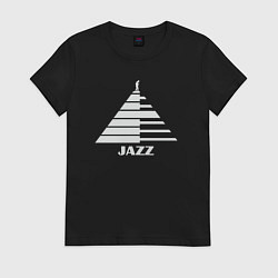 Женская футболка Джаз пирамида