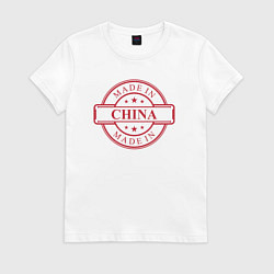 Женская футболка Сделан в Китае
