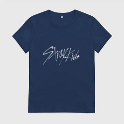 Женская футболка Stray Kids металлик