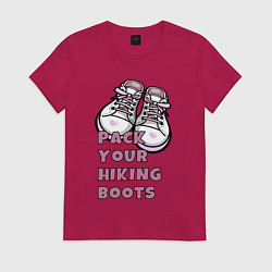 Женская футболка Pink boots