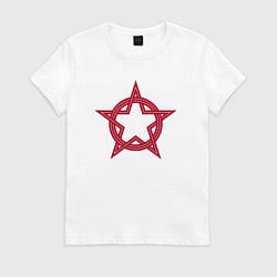 Женская футболка Red star USSR