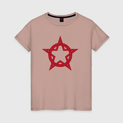 Женская футболка Red star USSR