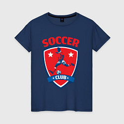 Женская футболка Sport soccer club