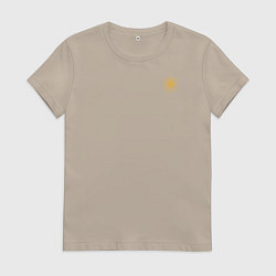 Женская футболка Сокрушу пред ним врагов его КЦК желтый