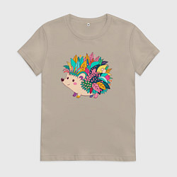 Женская футболка Декоративный ежик