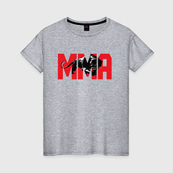 Женская футболка MMA пантера