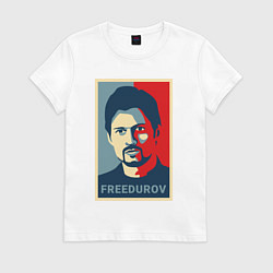 Женская футболка Freedurov obey