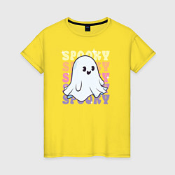 Женская футболка Cute little spooky ghost