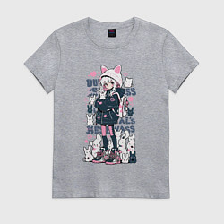 Женская футболка Chiaki Nanami - Neko Danganronpa