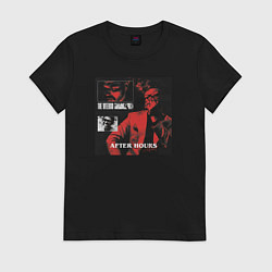 Женская футболка After hours the weeknd