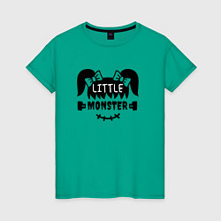 Женская футболка Little monster - girl - пара