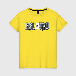 Женская футболка Balatro logo