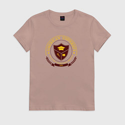 Женская футболка University emblem