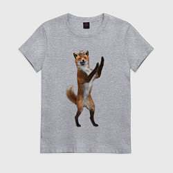 Женская футболка Танцующий лис