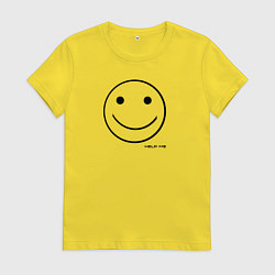 Футболка хлопковая женская Help me, цвет: желтый