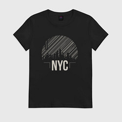 Женская футболка NYC vibe